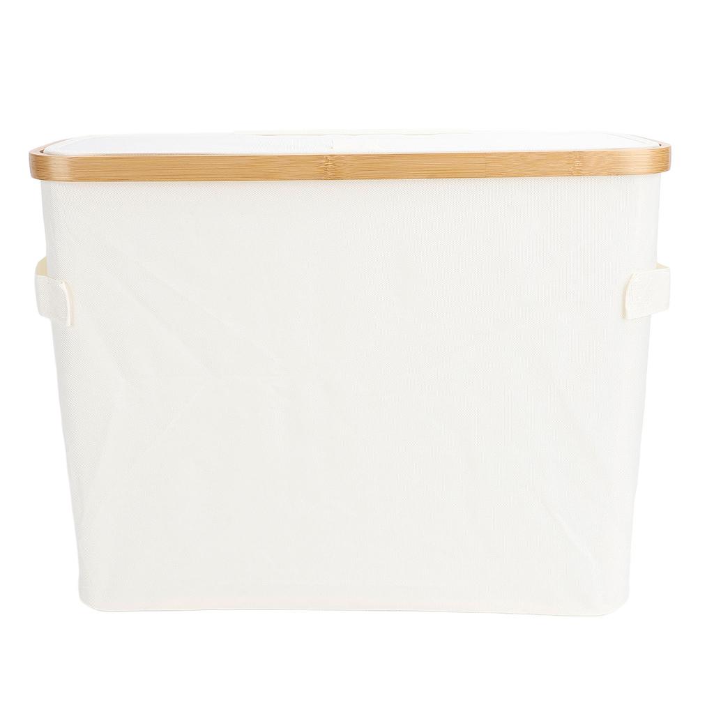 Toilet Paper Storage Basket Roll Paper Organizer Foldable Toilet Paper Holder with Lid for Bathroom