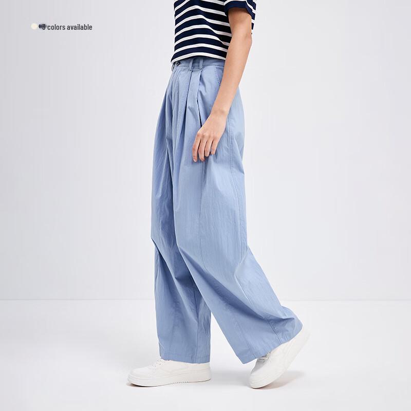 Navigare Women's Old Money Style Wide-Leg Casual Trousers
