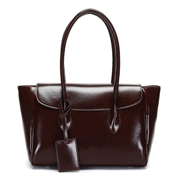 Simple tote bag women's versatile shoulder handbag