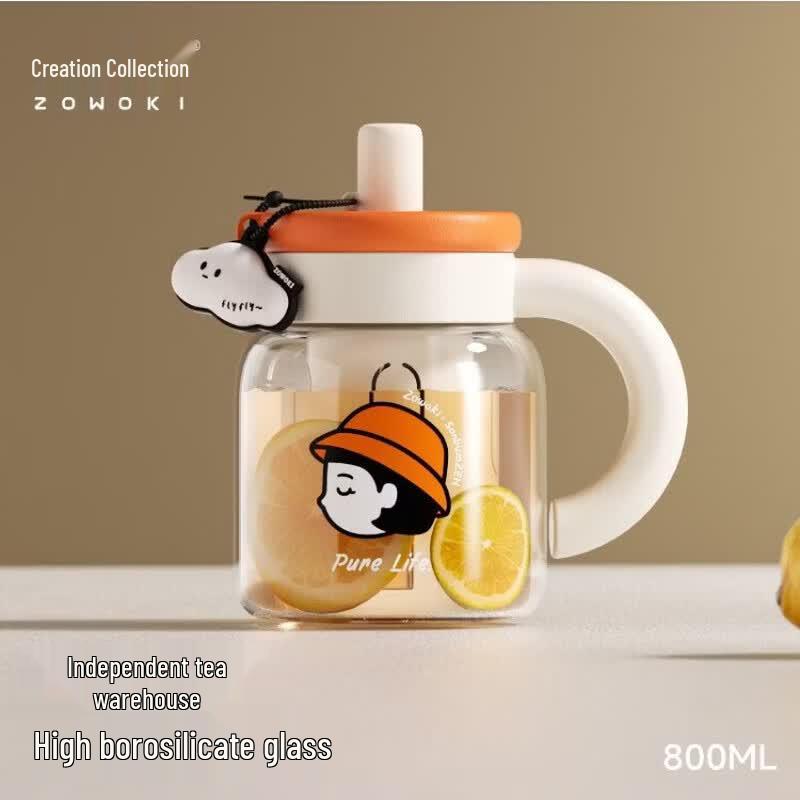 Zao Wu Ji Man Guo Xiao Hui Co-branded Glass Tumbler