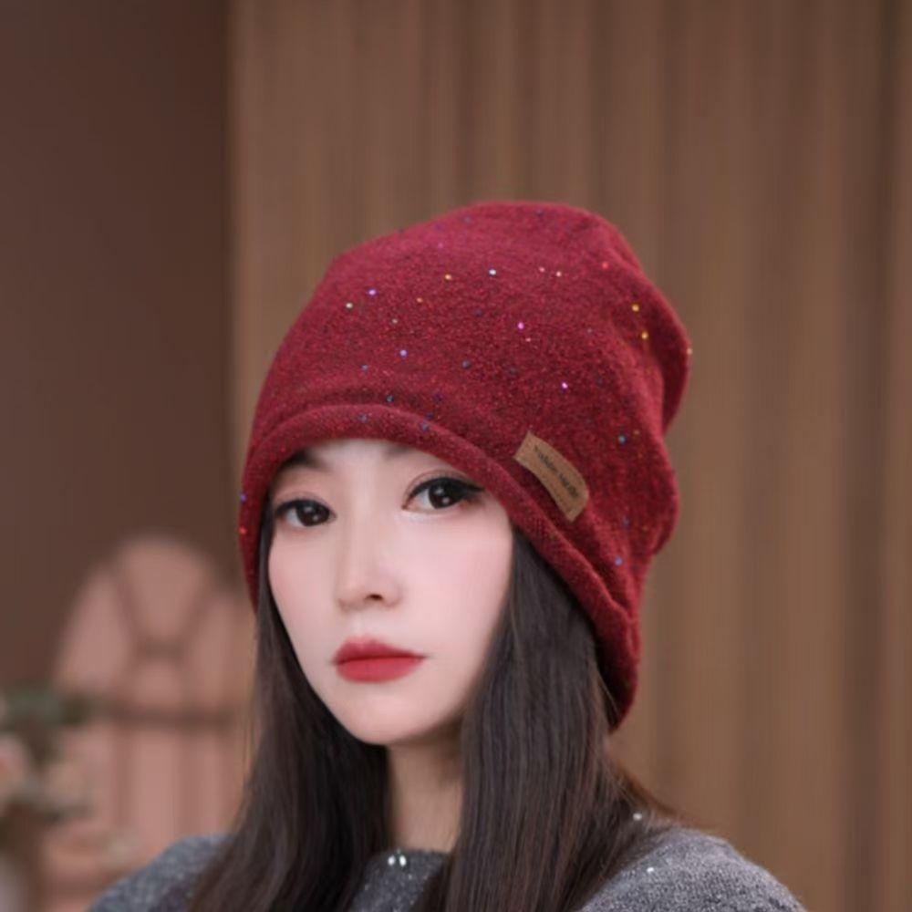 Wool Knit Beanie Hat For Men And Women With Ear Protection For Autumn Winter Comfort