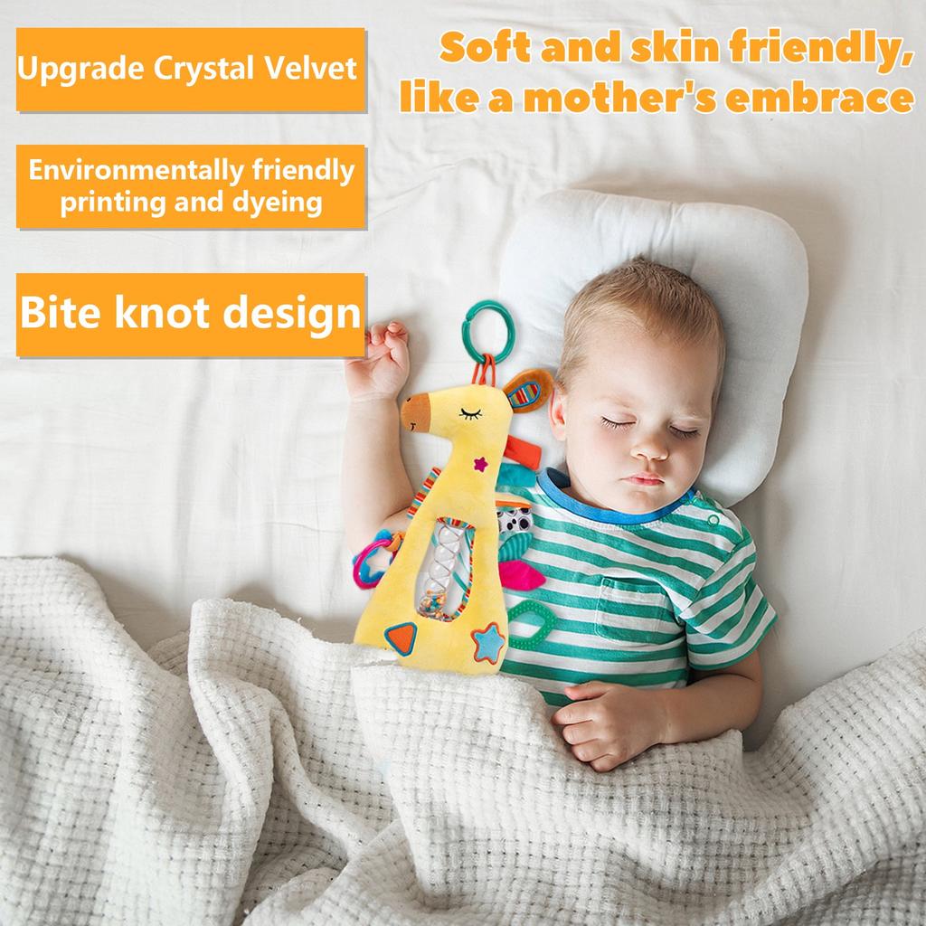 Baby Multifunctional Bed Hanging Grasping Training Toy Baby Early Education Lathe Pendant