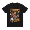 2025 Summer Rapper Anuel AA Retro Graphic T Shirt Real Hasta La Muerte 100% Cotton T-shirt Men's Hip Hop Oversized Tees Men Punk