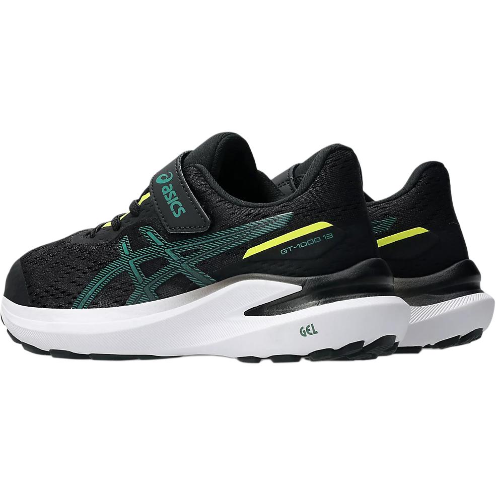 Asics GT-1000 13 Cushioning Stability Lightweight Moisture-Wicking Outdoor Fitness Sports Running Shoes Kids Sneakers Black 1014A344-008