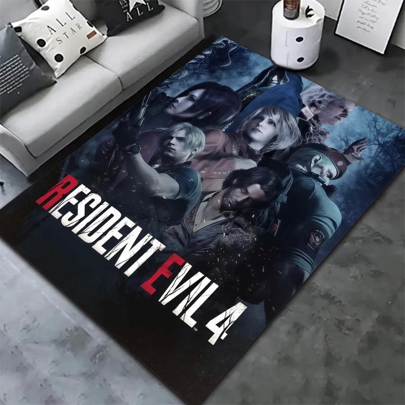 Resident Evil Carpet Rug for Living Room Bedroom Home Sofa Decoration,Kids play Nonslip Floor Mat
