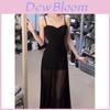Black Knit Dress For Women With Lace Mesh Detailing And Slim Fit For Spring Fashion