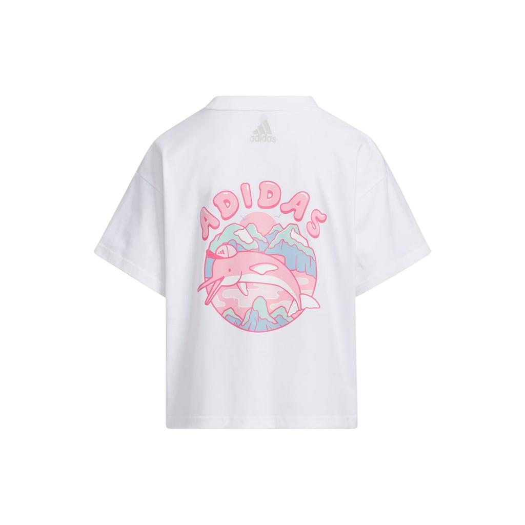 Adidas Unisex T Shirts Crew Neck Moderate JF3861