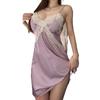 Sexy lingerie sexy nightdress women's suspender pure desire lace temptation silky thin love slip nightdress