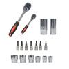 Hand Tool Set, Car Repair Tool Kit Set, Mechanical Tools Box for Home, Socket Wrench Set and Ratchet Screwdriver Kit