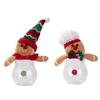 Christmas Candy Gift Box Transparent Storage Jar For Cookies Snacks Gingerbread Man Food Container Kids New Year Decoration