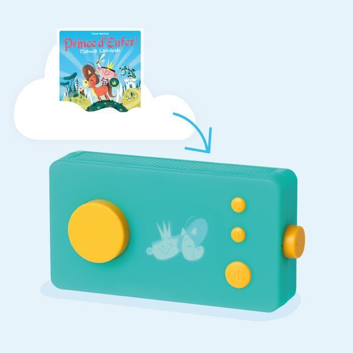 Console educative - lunii - coffret prince d'enfer - 12 histoires interactives - 3 ans et plus - 1h20 d'écoute