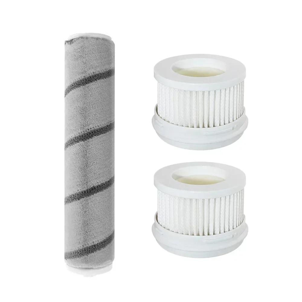 HEPA Filter Roller Brush for Xiaomi Mijia 1C K10 MJWXCQ04ZM Handheld Wireless Vacuum Cleaner, Replacement Filter Parts