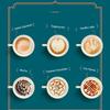 Retro Coffee Machine, 20-Bar Pressure, Small Household, Semi-Automatic, Steam Milk Frothing Function