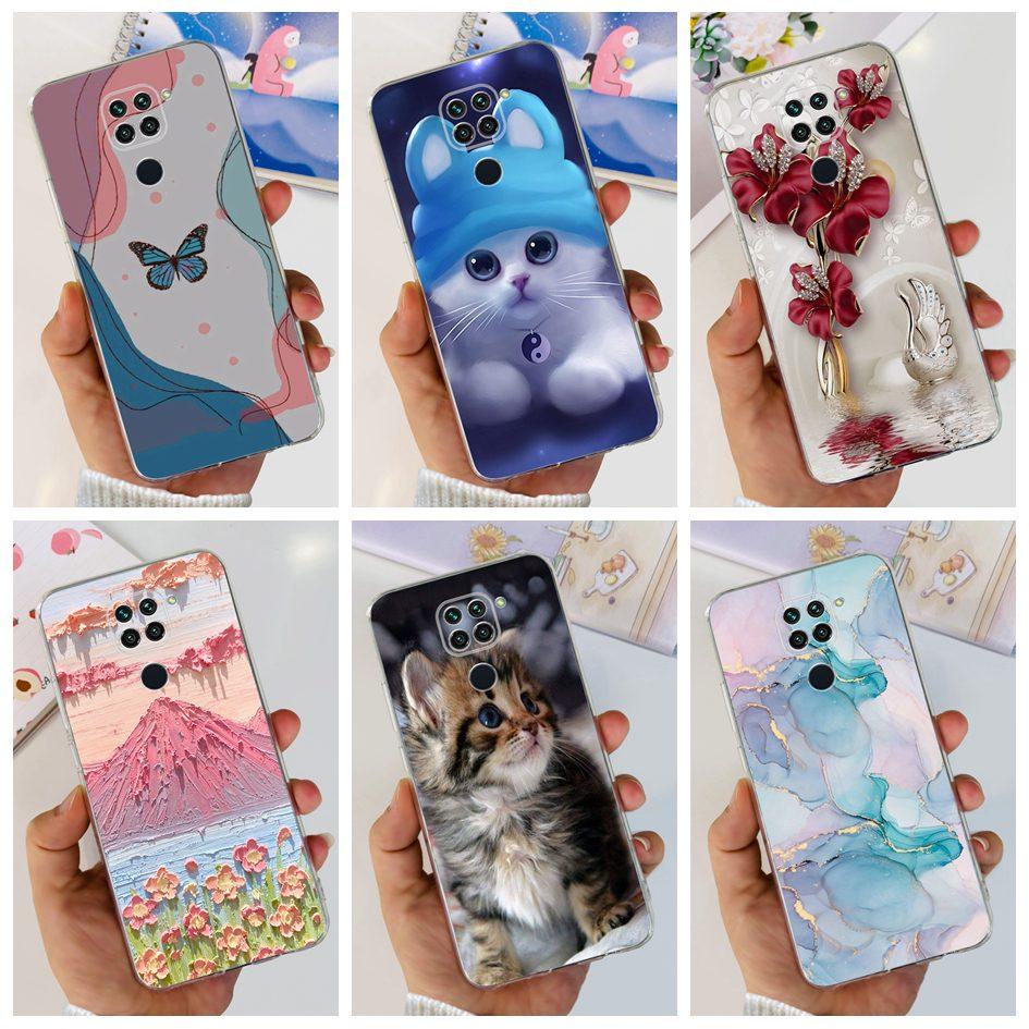 

For Redmi Note 9 Case Luxury Butterfly Cartoon Silicone Soft TPU Protective Cover For Xiaomi Redmi Note 9 Phone Case Note9 Funda For Redmi Note 9
