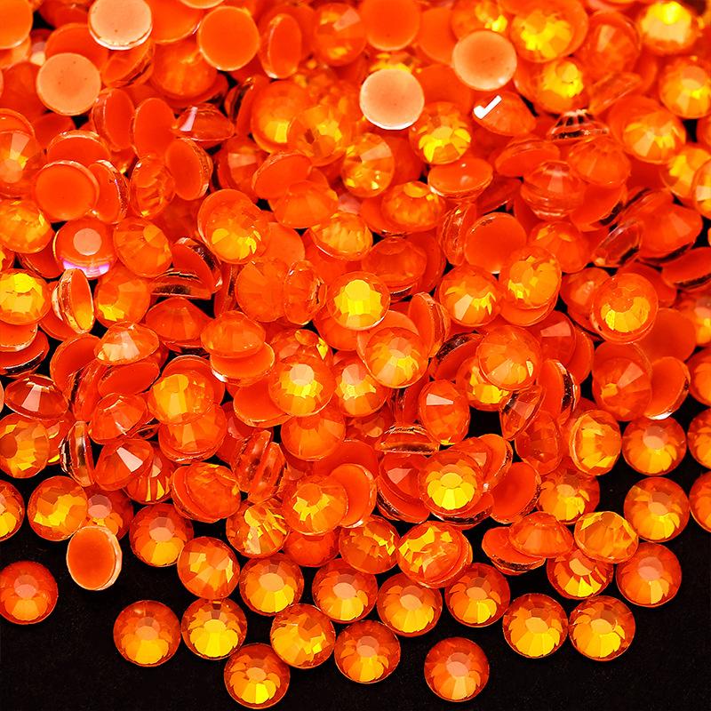 

Флуоресцентний Протеїн Страз, Діамант Плоского Дна для Нейл-Арту, Діамант Декоративний для Ювелірних Виробів своїми руками для Нейл-Арту, Скляний Багатогранний Страз ss10/2.7-2 9mm1440 pcs