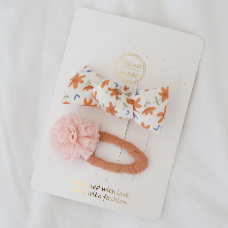 2 teile/satz Mini Haarnadeln für Baby Mädchen Regenbogen Obst Blume Bogen Haar Clip Plüsch Bang Seite Clip Baby Mädchen Haar zubehör