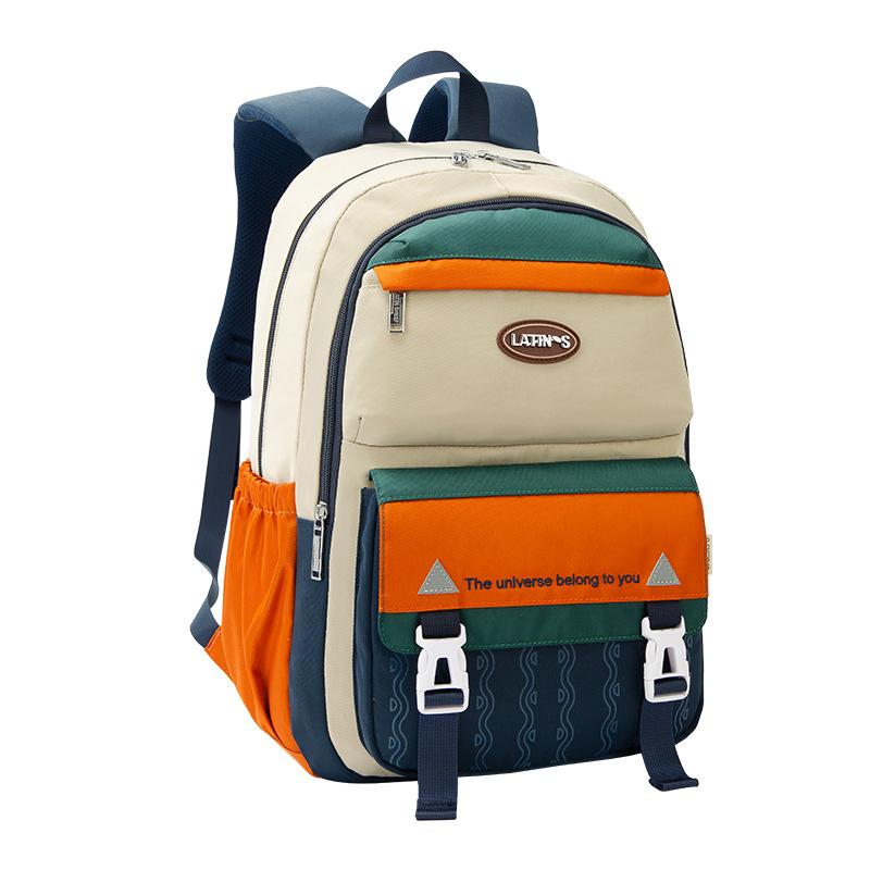 Elementary School Bag New Junior High School High School Students Fashion Large Capacity Lightweight Backpack Women