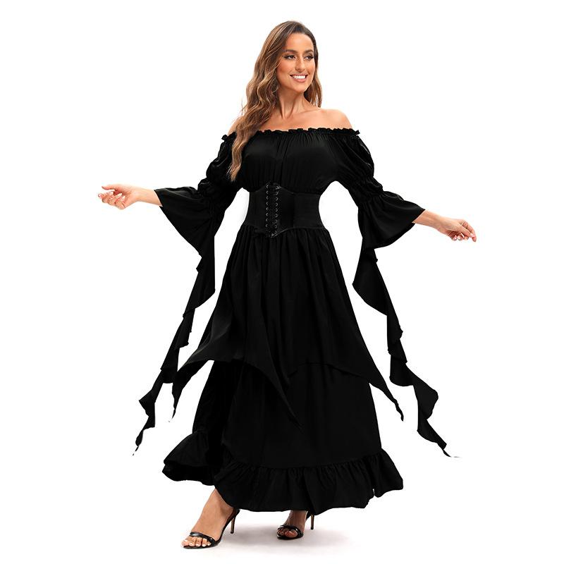New Adult Damen Hofkleid Mittelalterliches Kostüm Party Ball Bühnenauftrittskostüm Damenbekleidung