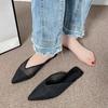 Fashion 2024 Pointed Toe Women Shoes Mesh Closed Toe Women's Slippers Simple Formal Slippers Women's Flat Soft Soled Women's Shoes