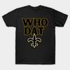 Camiseta Estampada Preta Masculina New Orleans Saints -Th2 Sport #871 Estampa em Papel Transfer Sem Corte Camiseta de Algodão
