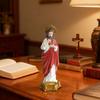 1 Christmas Jesus Statue Ornament, Home Prayer Room Ornament, Hand-painted Resin Crafts