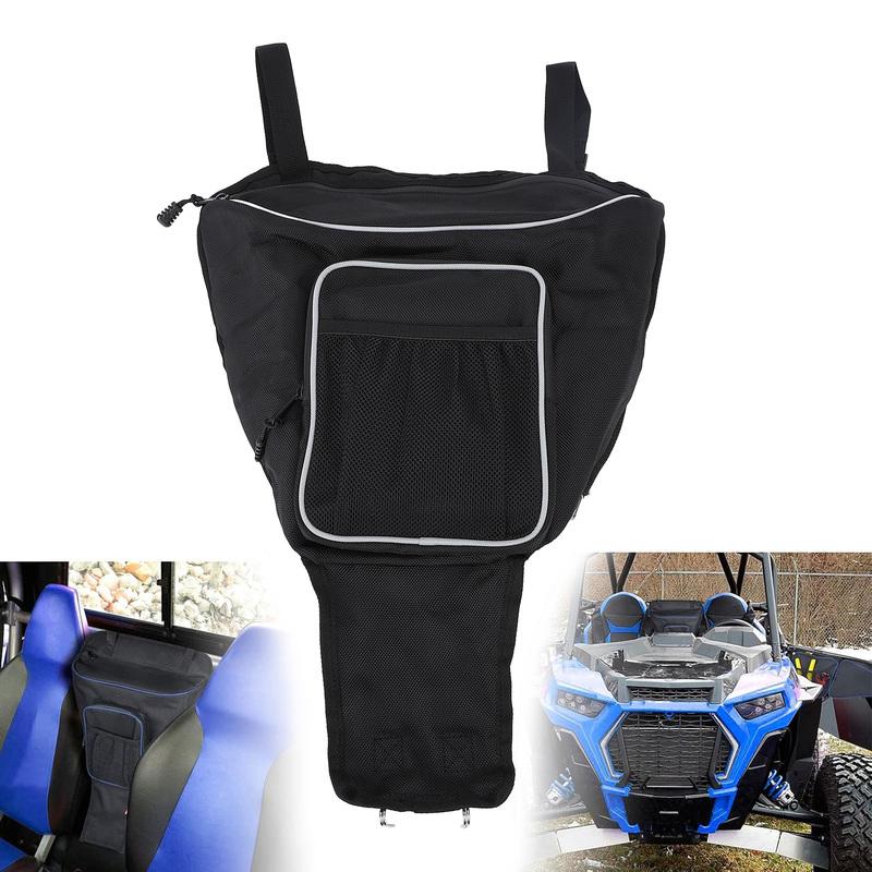 UTV Center Storage Bag 1680D Oxford Cloth Waterproofing Mesh Pocket Replacement for Polaris RZR XP 1000 Turbo 570 800 900 S 800