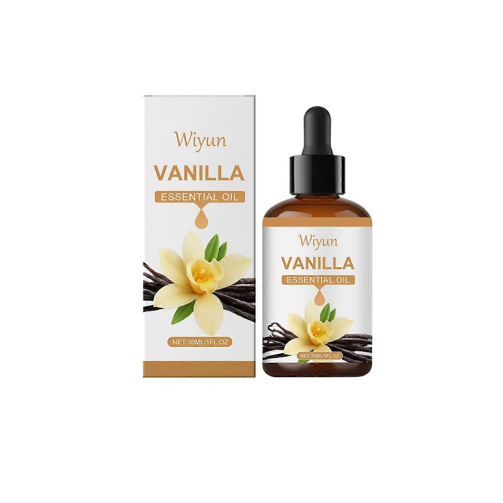Vanilla essential oil moisturizing and softening care oil for restful sleep. Portable and reassuring aromatherapy, natural fragrance, 30ml.
