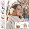 Windproof Faux Fur Ear Warmers Two Tone Foldable Earmuffs Stylish Thermal Ear Covers Winter Season