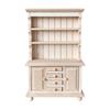 1:12 Scale Wooden Dollhouse Cabinet Detailed Miniature Display with Shelves and Drawers