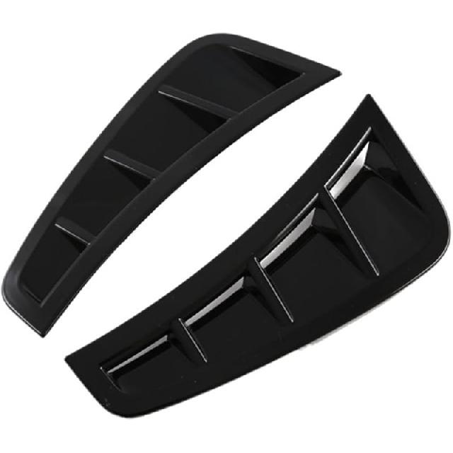 Fender Vents Fit For Hyundai Sonata 2020 2021 2022 2023 ABS BLACK Car Front Bumper Side Air Vent Cover Trim Exterior Accessories Fender Trim(Balck)