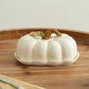 Salad Plate with Lid Decor Multipurpose Ceramic Dessert Plate Dinner Plate Serving Platter for Home Cafe Wedding Kitchen Snack