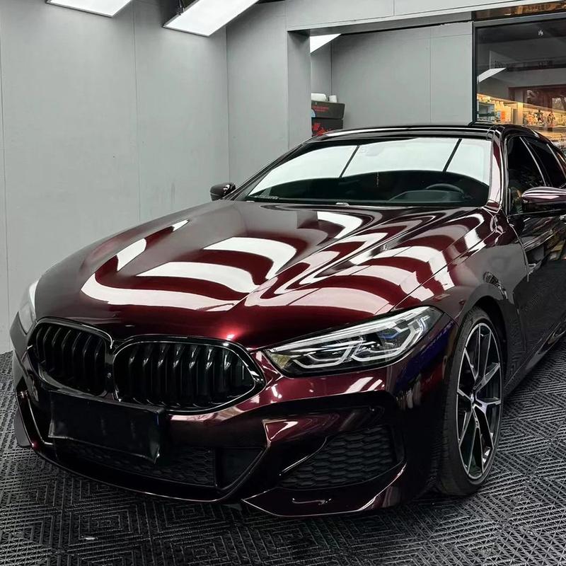 Metal Paint Black Rose PET Wrapping Vinyl Film Automotive Sticker Film Sticker Car Tuning Sticker For the Wrap Decal For Vehicle