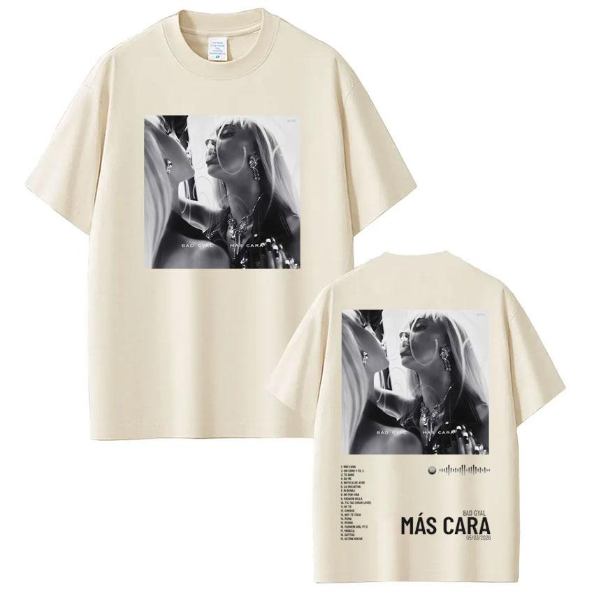 Bad Girl Martha Carlas New Album Print Tshirt World Tour Print Tshirt Summer Short Sleeve Casual Fashion Tshirt for
