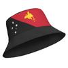 Papua New Guinea Free Custom Made Name Number Png Bucket Cap Nation Flag Pg Guinean Country College Print Photo Fisherman Hat