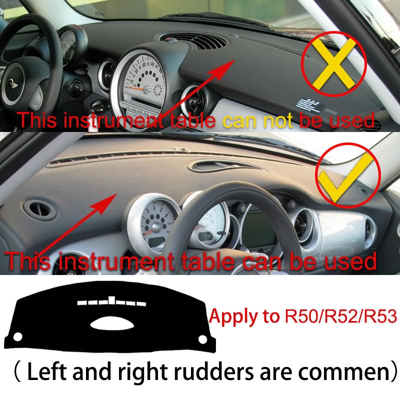 

Для Mini CooperS ONE JCW F56 F55 R56 Коврик на приборную панель Чехол на приборную панель Солнцезащитный коврик для приборной панели Коврик на приборную панель Защита от грязи R50 R52 R53