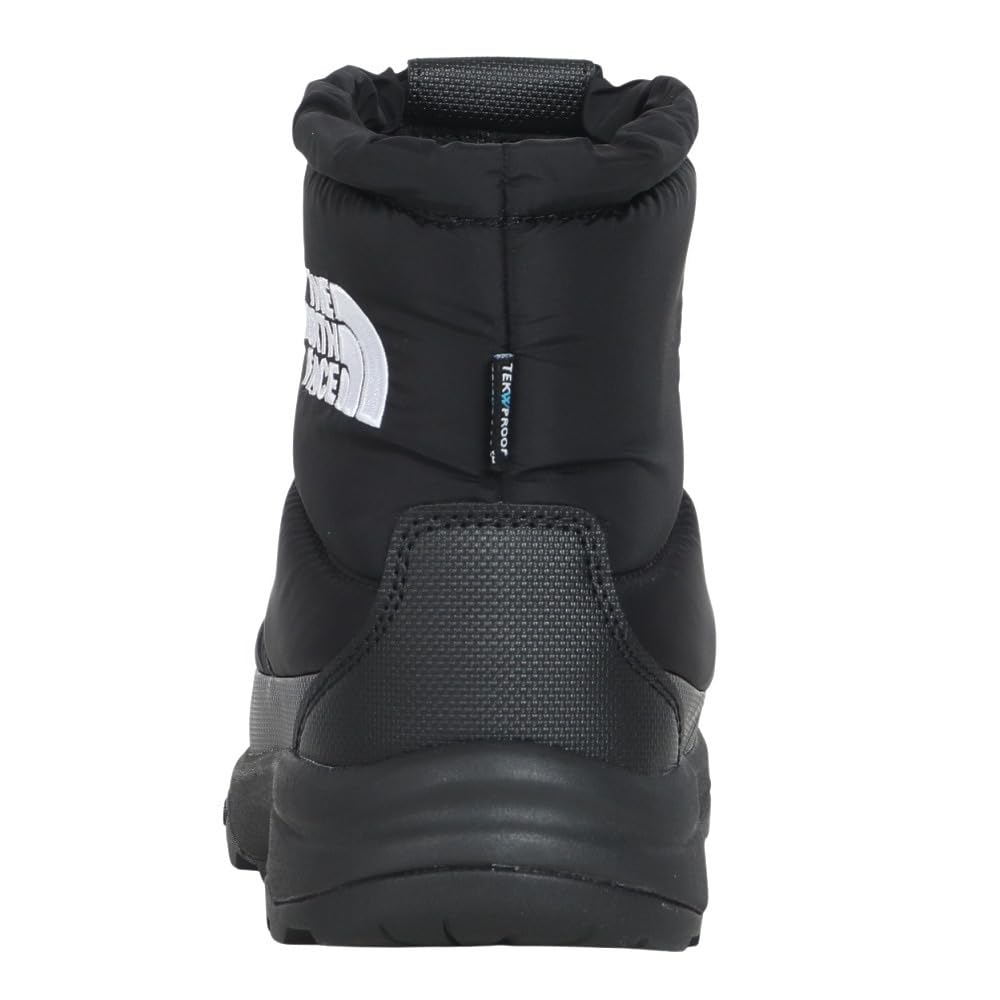 The North Face Nuptse Bootie WP Logo Short ARCTIC GRIP TNF Size 9 Black/TNF White,