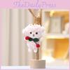 Adorable Plush Toy Cherry Lamb Doll Cute Stuffed Animal Keychain Bag Pendant