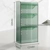 Acrylic Plastic Makeup Organizer Storage Box Lipstick Jewelry Display Organizer Transparent Cosmetics Case Brush Holder
