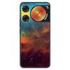 For ZTE Nubia Music 2 Case 2025 Soft Black Silicone Bumper Butterfly Painted Phone Cover for Nubia Music2 Cases Fundas Capa