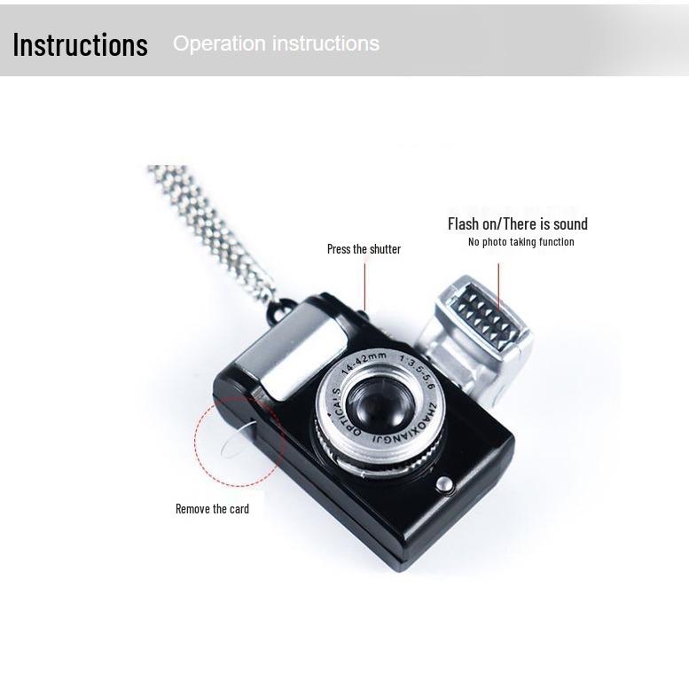 Dollhouse BJD Doll Strap Camera 346 Points - Simplified Cross-Strap for MDDSD Doll Outfits