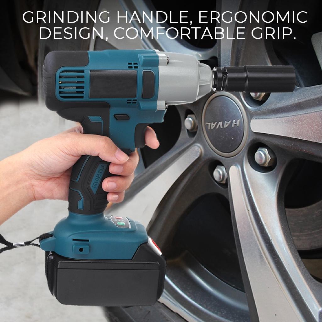 128VF/98VF Electric Impact Wrench Drill 320Nm Cordless Screwdriver Socket Wrench Li Battery Hand Drill Power Tools