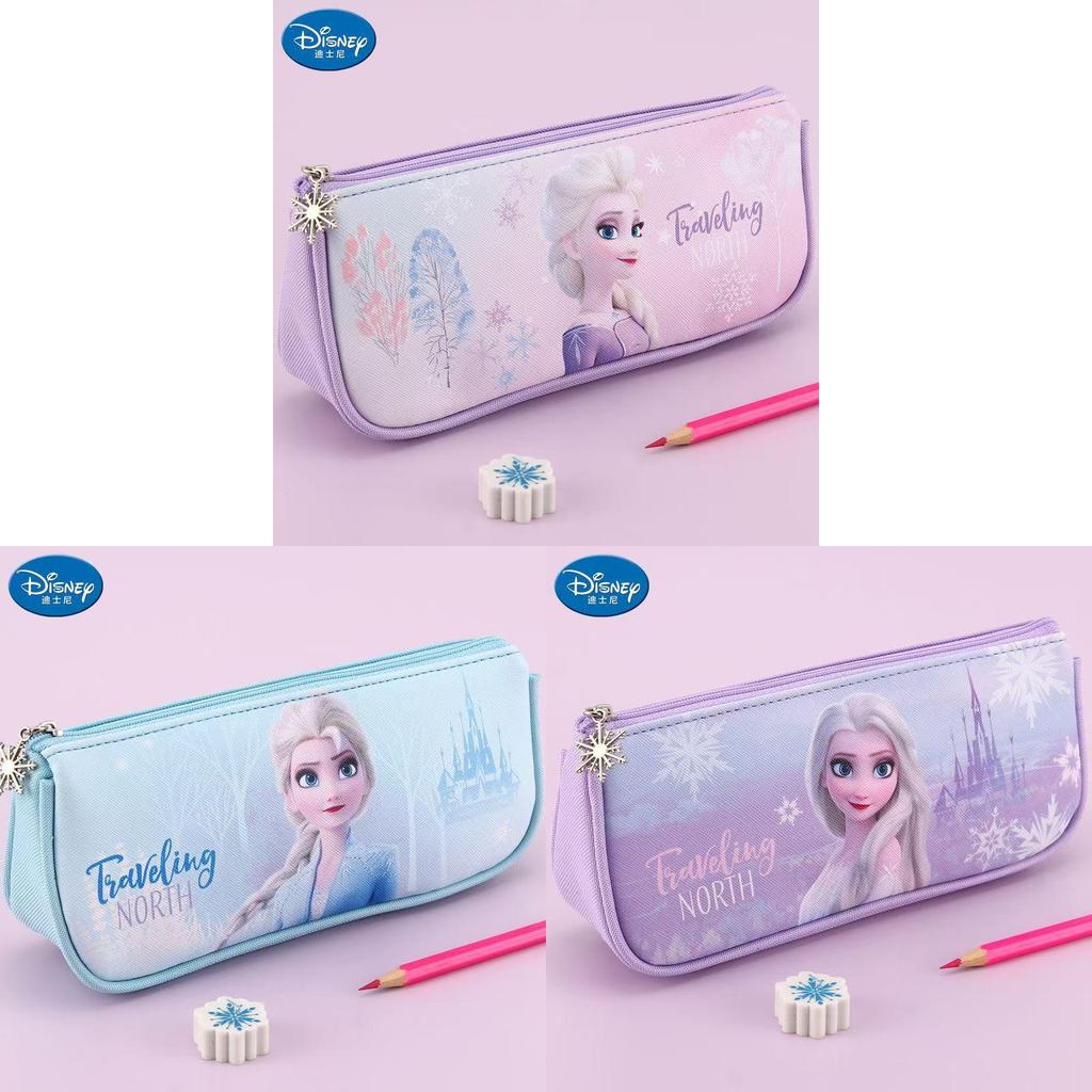 Frozen Princess Cartoon Pencil Case For Girls With Large Capacity And Backpack Storage