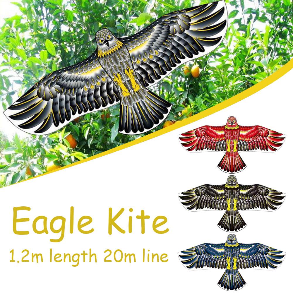 2025 Brand-new Scarecrow Decoy for Farm Garden Pest Bird Repellent Anti Bird Flying Hawk Kite Bird Repeller Large Eagle Kites