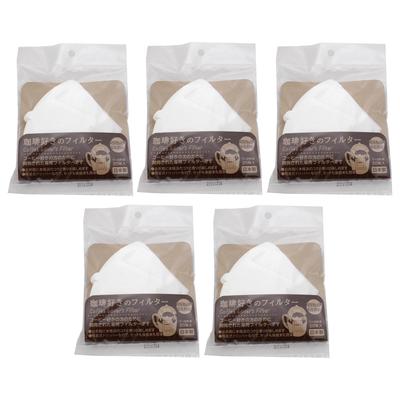 Tokiwa Industries Coffee Coffee 20 Filters X 5 X 9 Made In White Filters, Lover's Filters, 1-2 Cups, Packs, Approx. 11.8 Cm, Japan,
