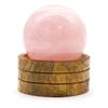 Rose Quartz Sphere 50mm With Stand