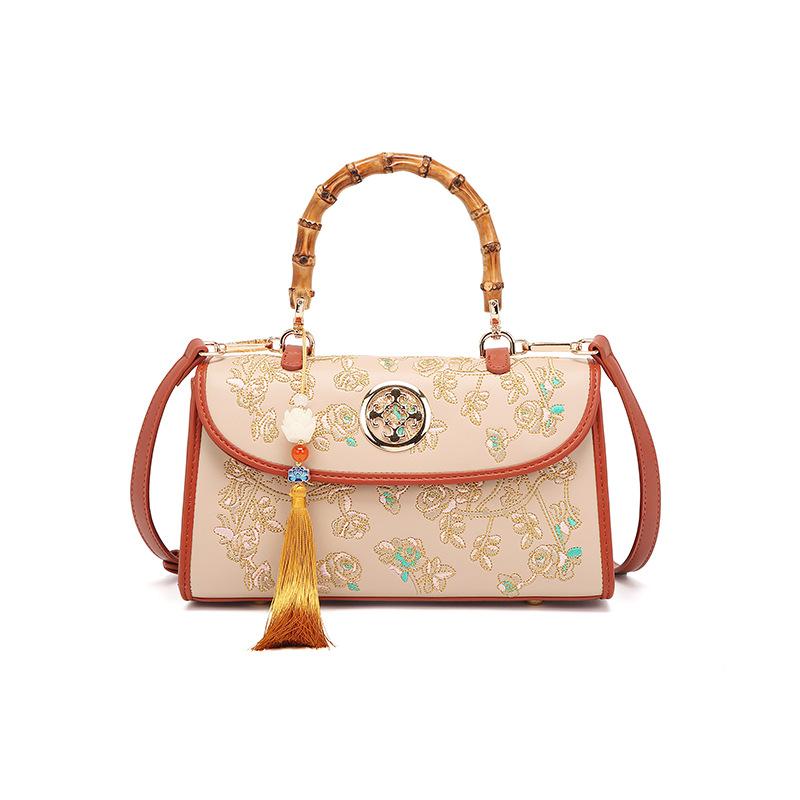 Women's Handbag, New Chinese Embroidery Bag, Women's New Large Capacity Women's Bag, Elegant Shoulder Bag, Mother's Bag