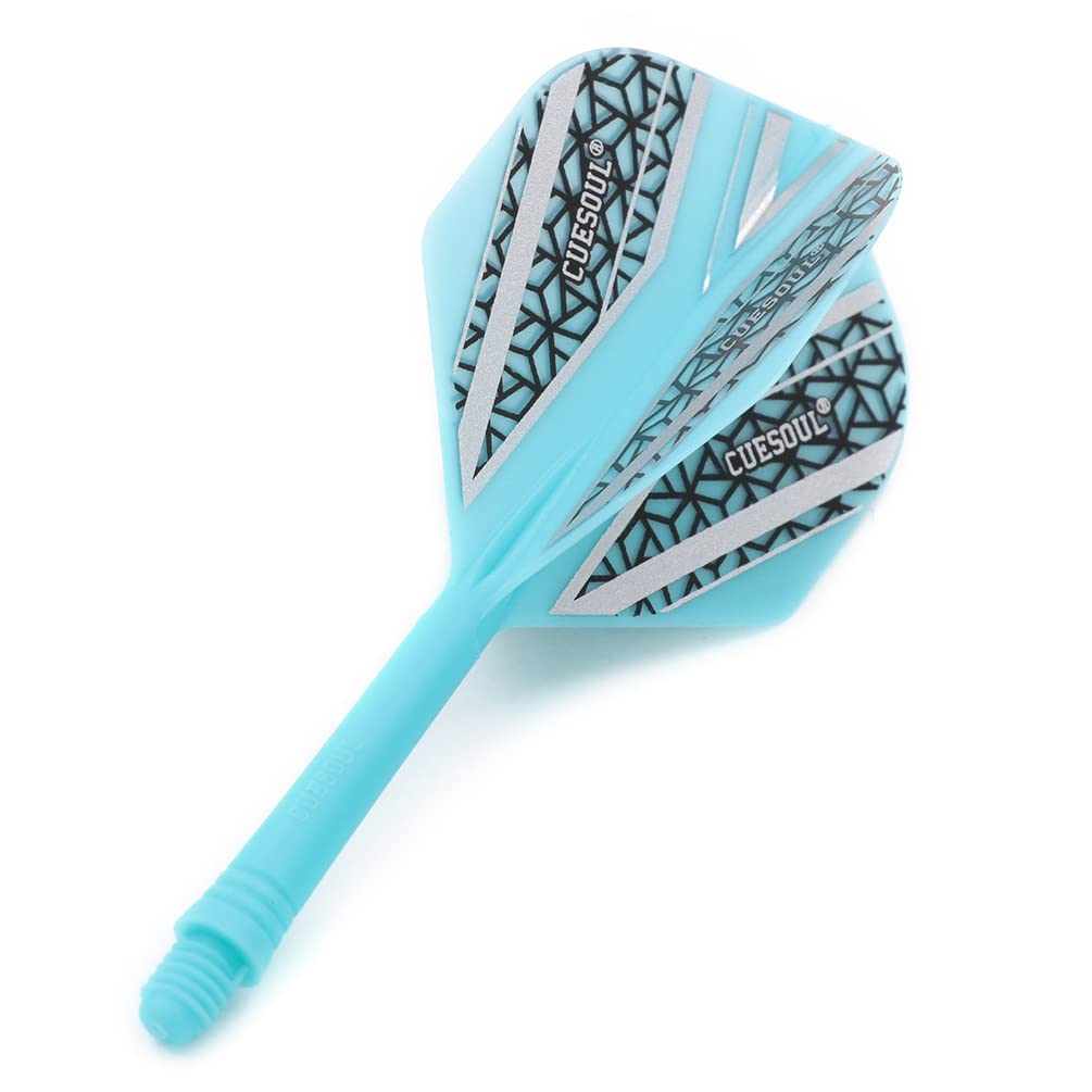 CUESOUL Dart Flight And Shaft Integrated System ROST Series Standard Shape Medium Size 3 Pieces