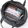 Tote dot recycled leather tote navy [Isaac] bag, water-repellent jacquard, combination, 2-way bag, 1000713SC, (66)