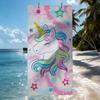 Einhorn Rosa Traum Märchen Handtuch Schnelltrocknende Strandhandtücher Sind Geeignet Für Schwimmbäder Camping Yoga Und Das Fitnessstudio
