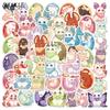 10 30 50PCS Cartoon Colorful Fantasy Animals Stickers DIY Toys Laptop Luggage Skateboard Suitcase Car Graffiti Decals Sticker F5
